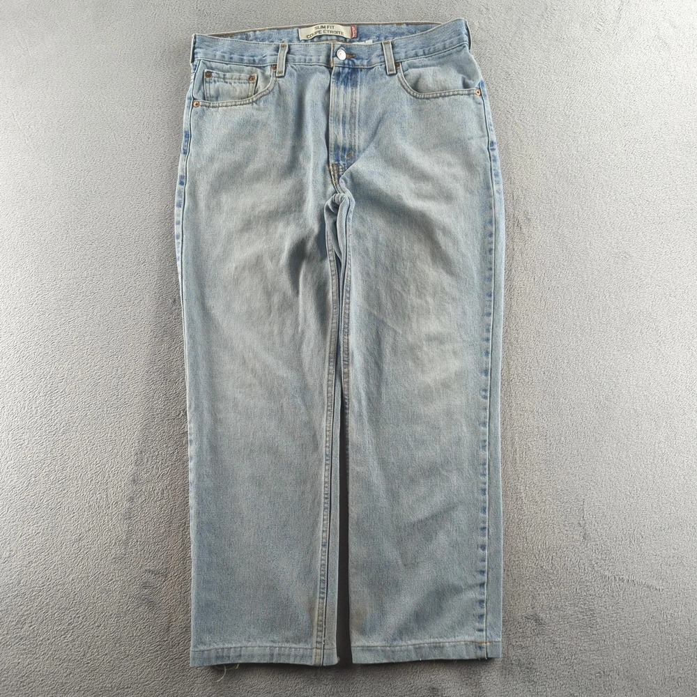 Vintage Y2K Levis Jeans 36 (Fits 34x30) Blue Light‎ Wash Faded Skater Grunge 516